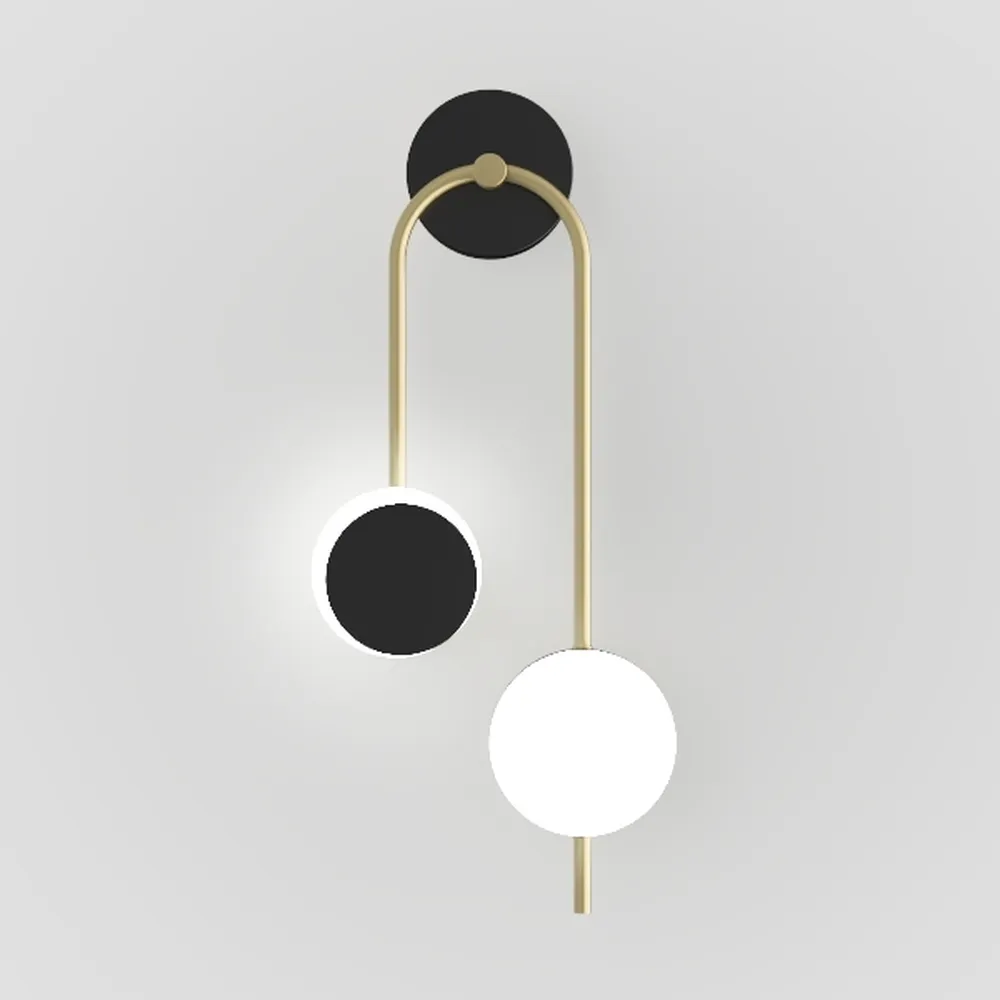 Modern Gold Wall Sconce Mid Century Gold Wall Lamp