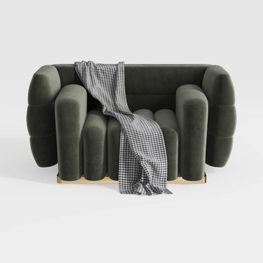 FEMICON 75-Inch Sofa Lounge Chair for Cozy Relaxat