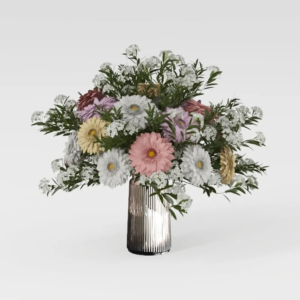 Rustic Farmhouse Ceramic Vase, 6.1" Tall Vintage