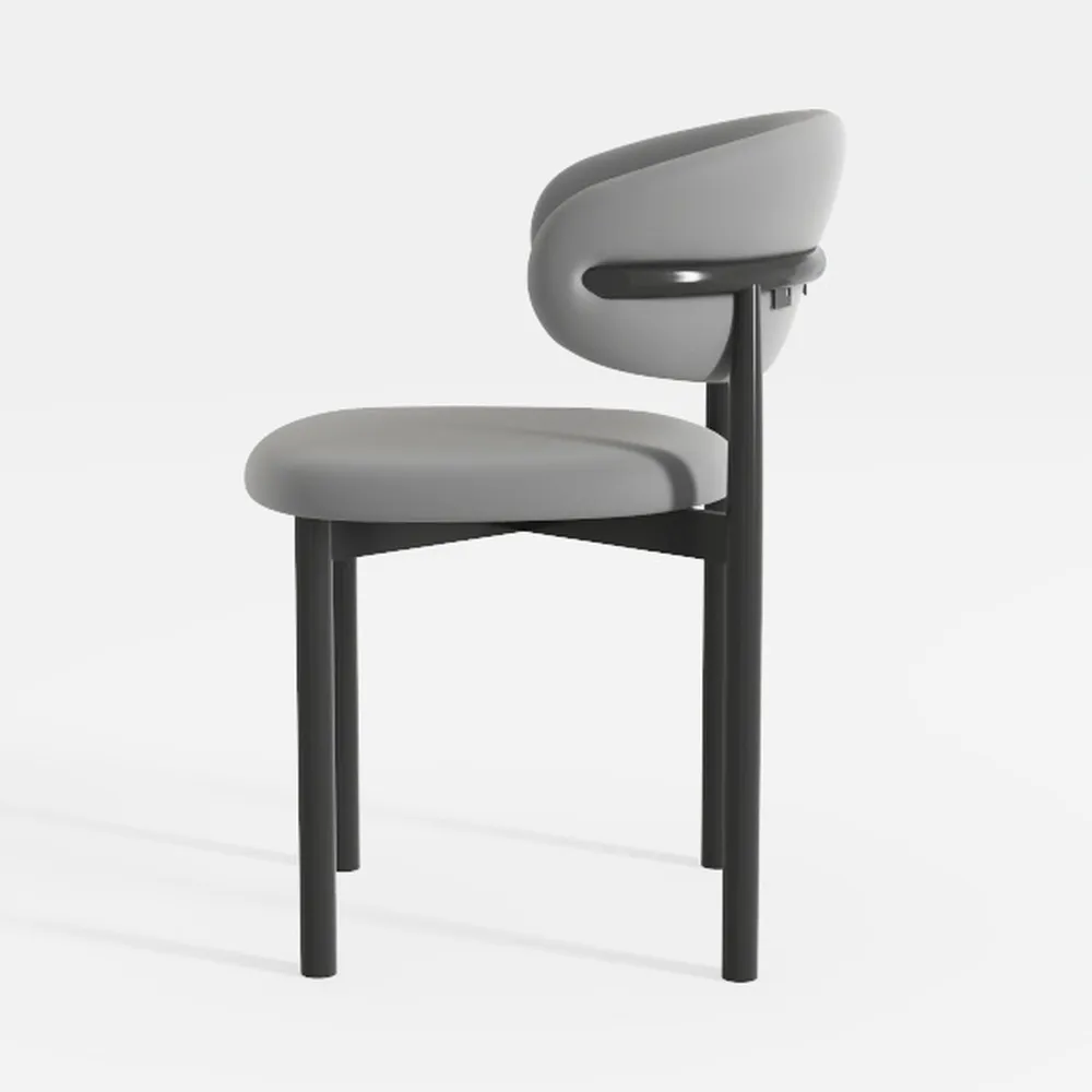 Solid Wood Dining Chairs Set of 2,Mid Century