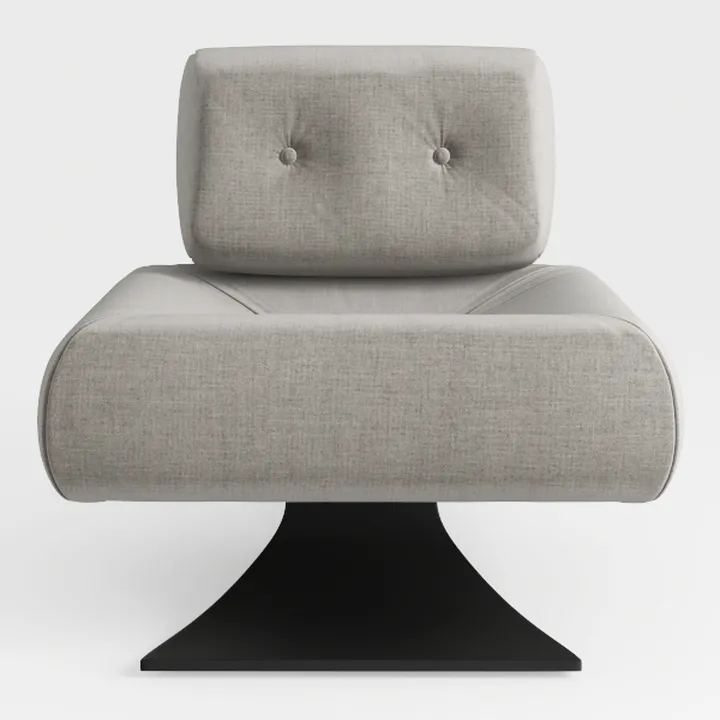 MCombo Swivel Accent Chair, Modern Tufted Upholste
