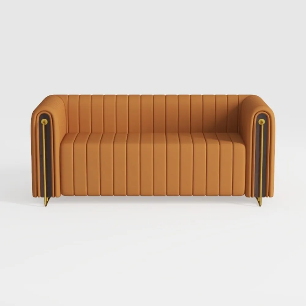 81" Mid Century Modern Velvet Sofa, Loveseat 3 
