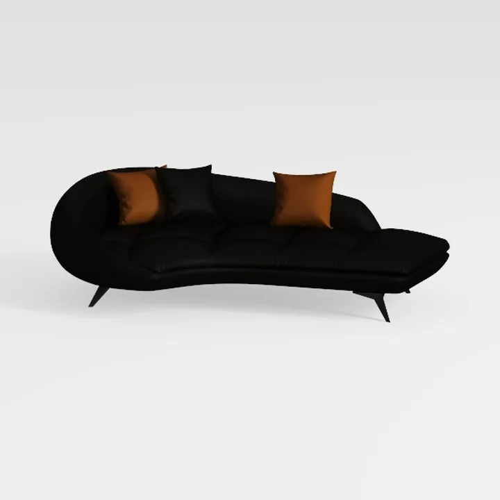 WYMCHMSX Fabric Sectional Sofa, Couch, 4-Seater， L
