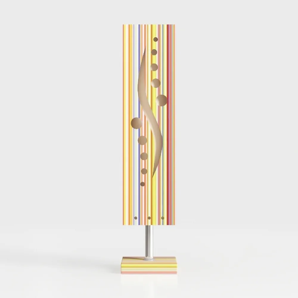 EDISHINE 19.1" Rattan Table Lamp, Tall Bedside