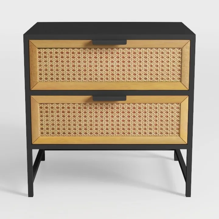 HASMI Bed Side Table Black Bedside Table Simple