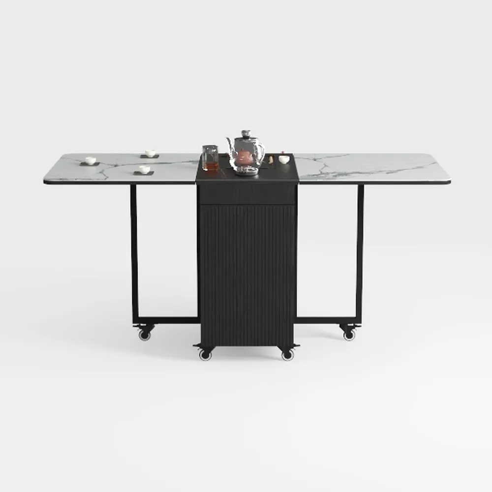 Folding Dining Table, Movable Dining Table, Expand