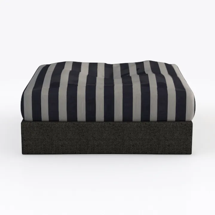mikibama Corduroy Upholstered Couches Ottoman for 