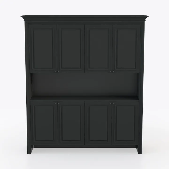Modern Storage Cabinet Barn Door Buffet Cabinet