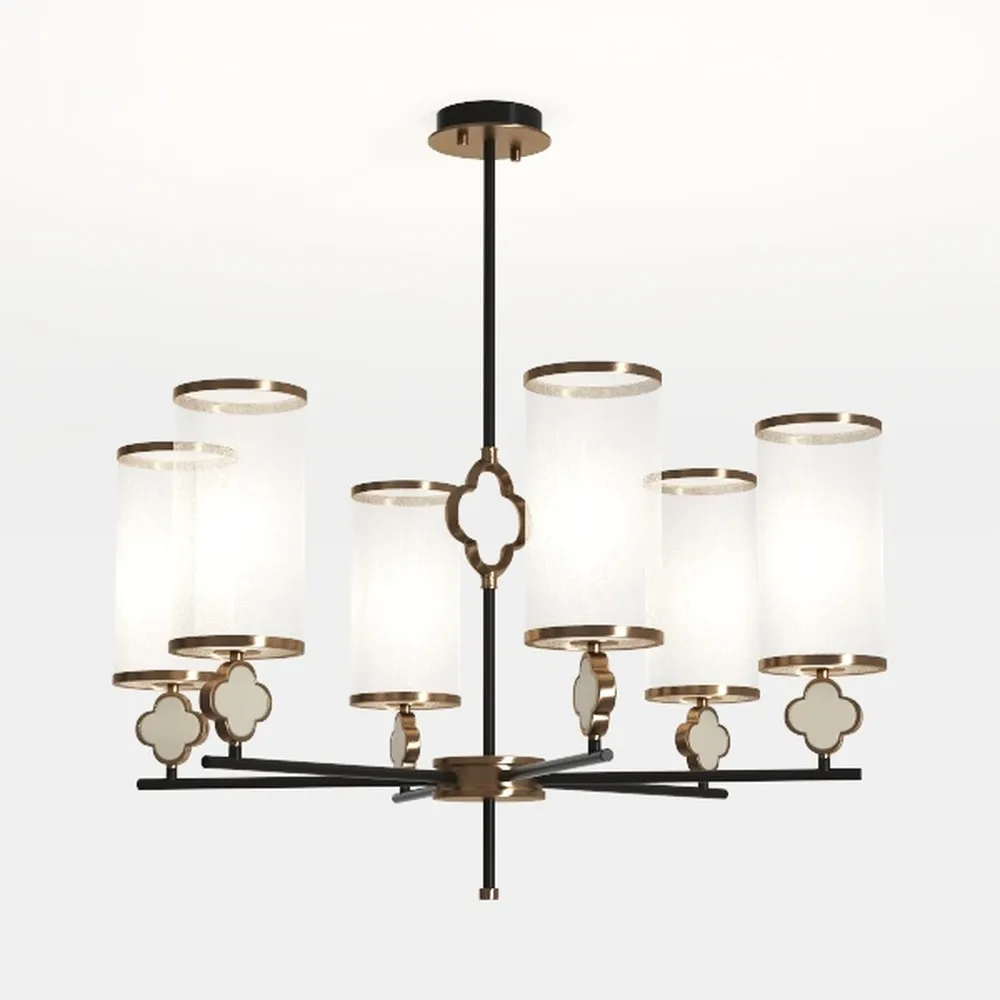 5-Light Kitchen Chandeliers Over Table, Farmhouse