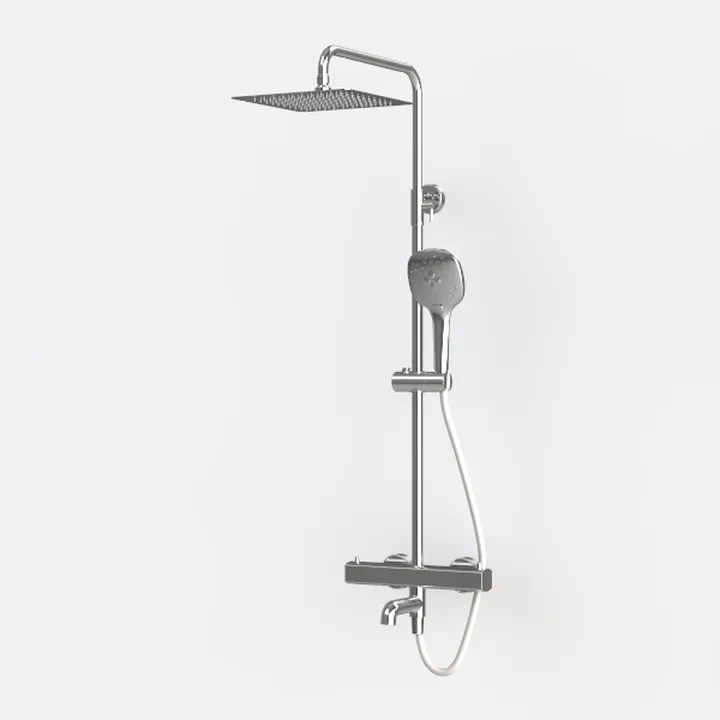 BRIGHT SHOWERS Rain Shower Head with Handheld 