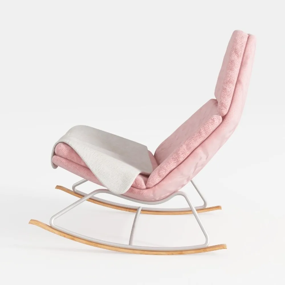 Ergonomic Gaming Chair with Footrest, 150° Tilt, A