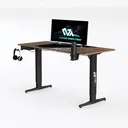 FEZIBO 48 x 24 Inch Height Adjustable Electric Left 45 Degree View