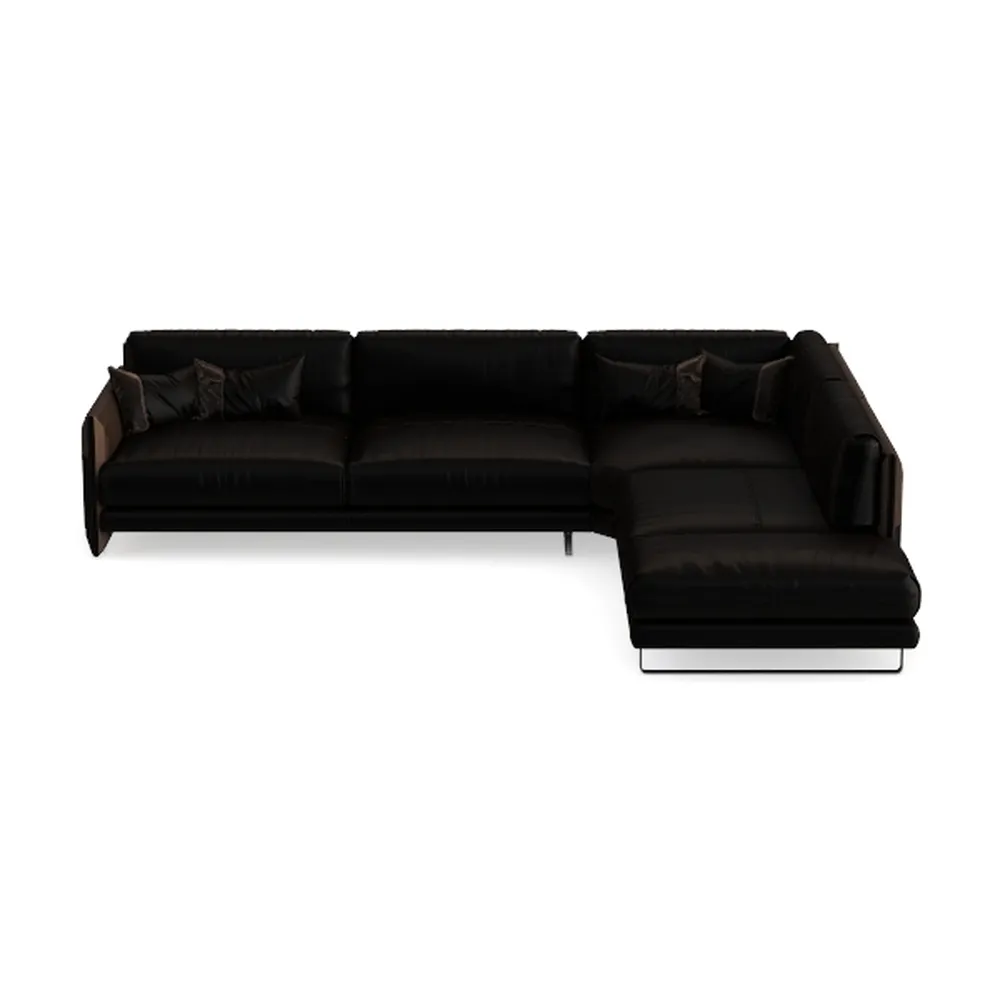 Betsy Furniture 2PC Leather Air Reclining Sofa 
