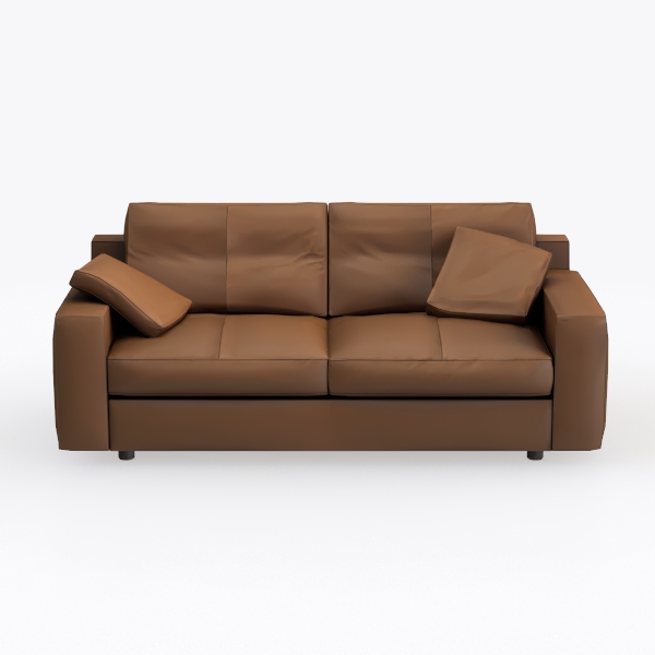 COLAMY 95&quot; Oversized PU Leather Sofa for Living Ro