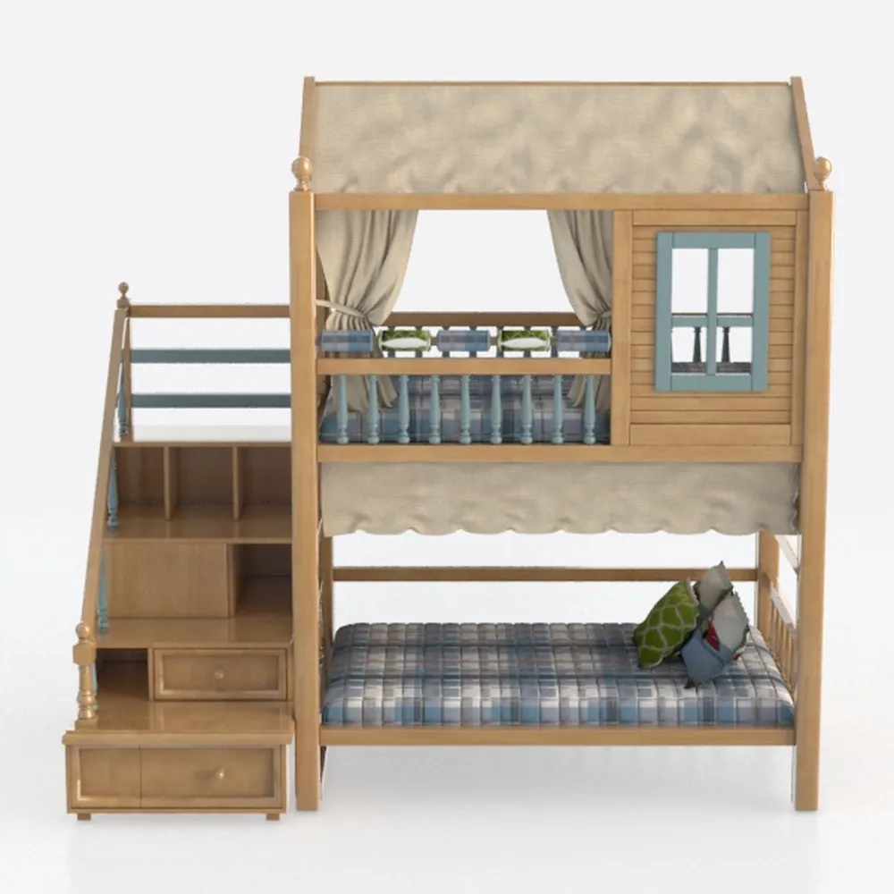 Acme Furniture Darlene Farmhouse Wood Twin Over Tw