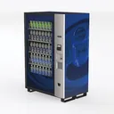 vending machine-Theater Left 45 Degree View