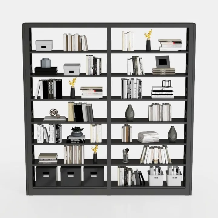 Semoic 70.8" Tall Corner Bookshelf, 7 Tiers Large 