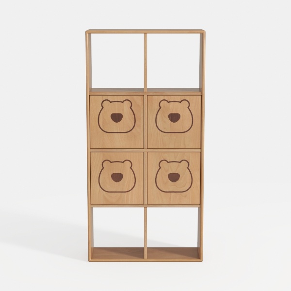 Pantry Cabinet, 74" Tall Kitchen Hutch Cabinet