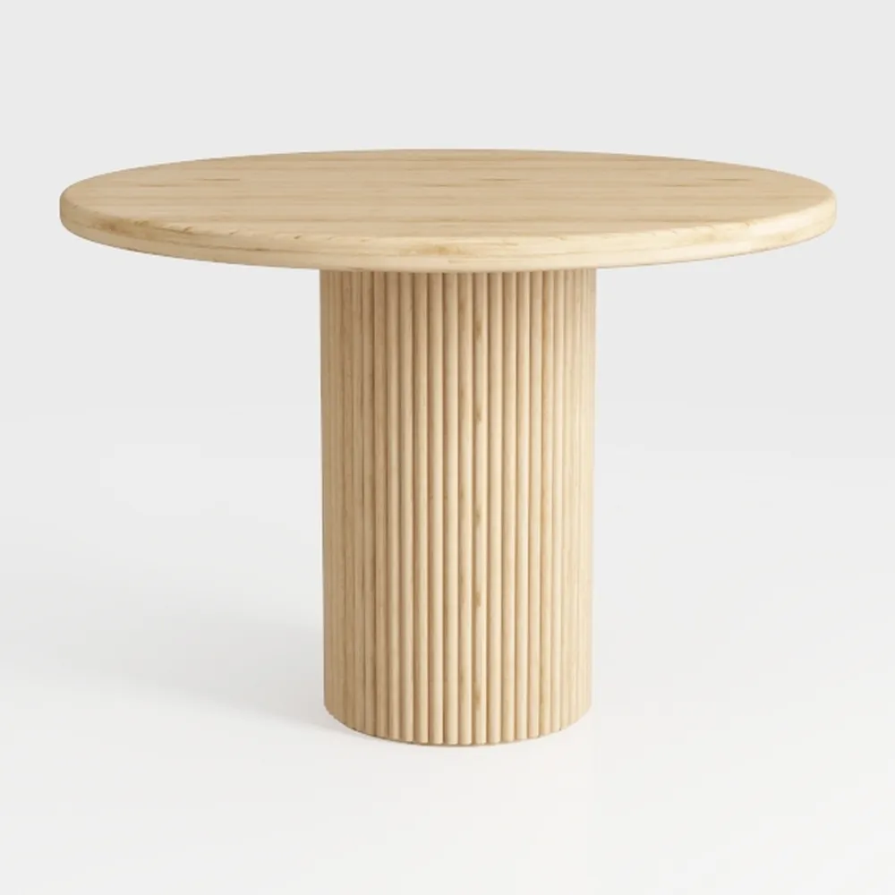 Tribesigns 47" Round Dining Table for 4, Farmhouse