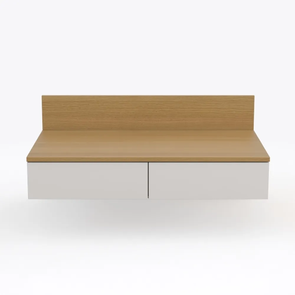 Modway EEI-6312-WHI-NAT Kinetic 49" Wall-Mount Off