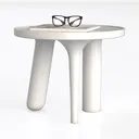 side table-Jan.Check-in Left 45 Degree View