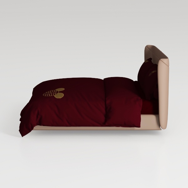 Queen Bed Frame with Headboard PU Leather