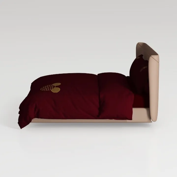 Queen Bed Frame with Headboard PU Leather