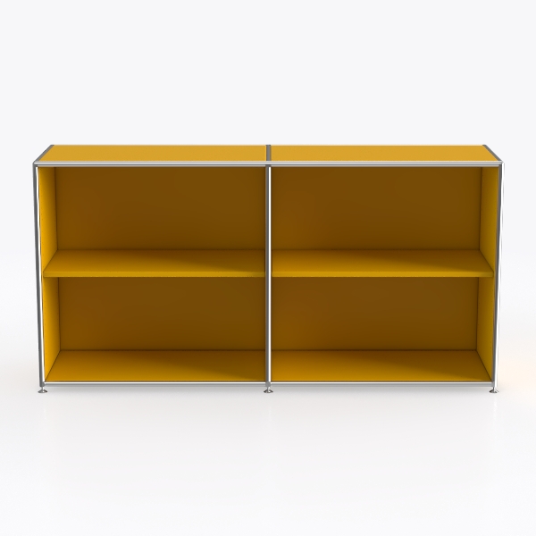 Davea_Bosse storage shelf 2OH 160cm yellow