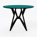 VCUTEKA Mosaic Outdoor Side Table, Patio Side Right 45 Degree View