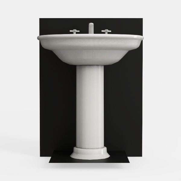 Cream Porcelain Sink_600