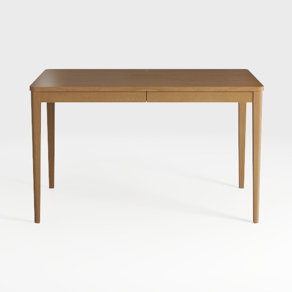 yerealye Solid Wood Writing Desk, Mid Century Mode