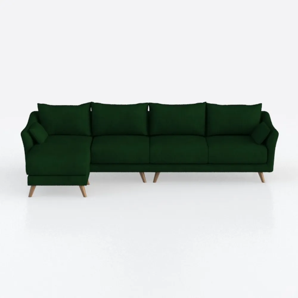 110.25x67'' Modern Upholstered L-Shape Sectional S