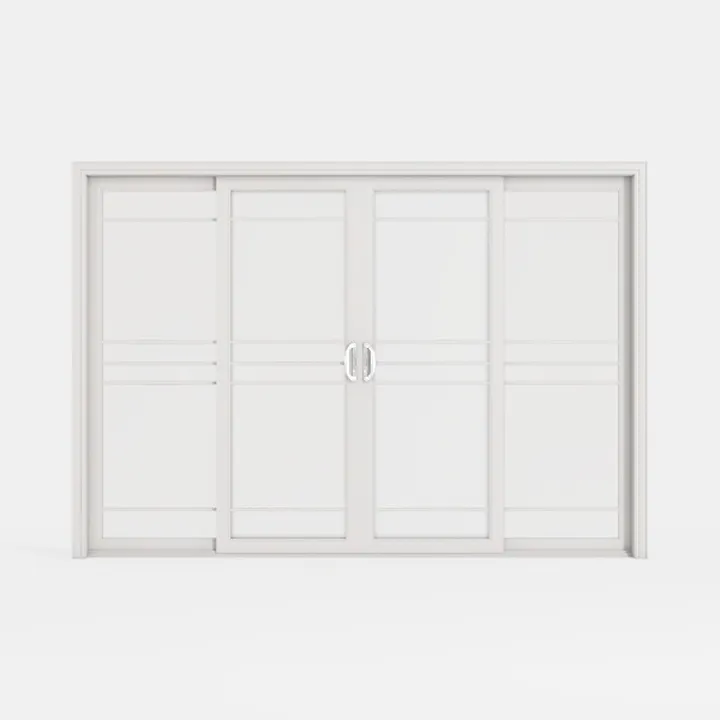 Bypass Solid Core Sliding Closet Door 96x80
