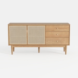 Angel Sar Rattan 9 Drawer Dresser for Bedroom, 59'