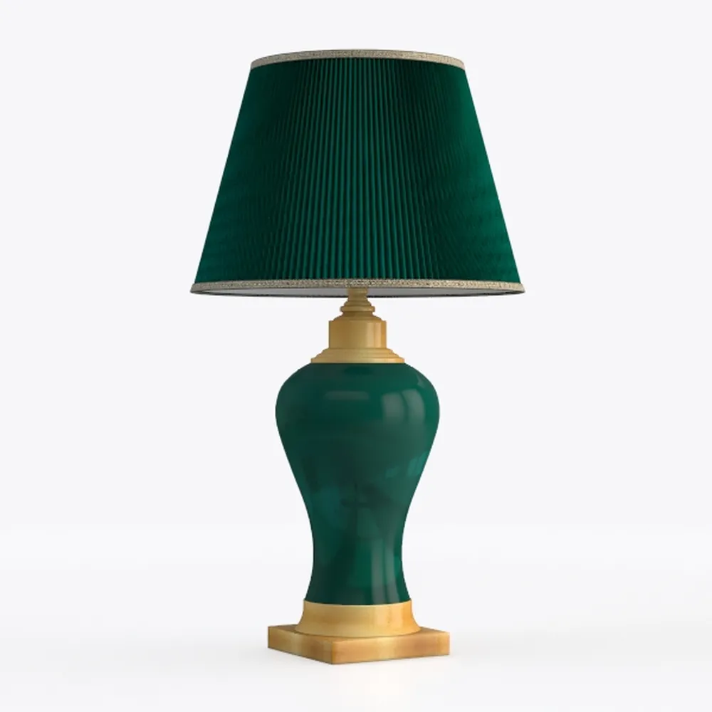 Table Reading Light Retro Ceramic Bedside Table