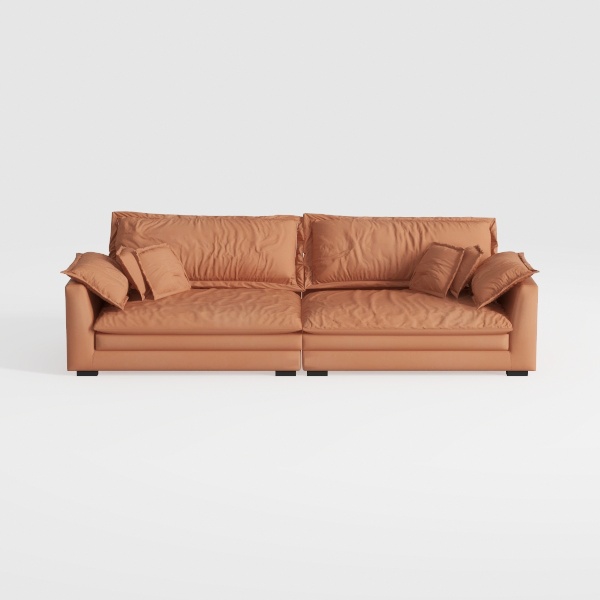 Oversized L Shaped Sectional Sofa Couch, 113" Comf