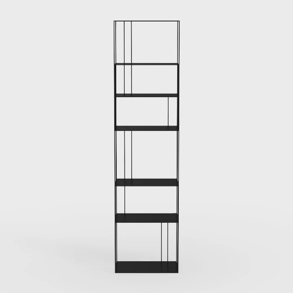 HITNET Bamboo Bookshelf, 6-Tier Tall Open Bookcase