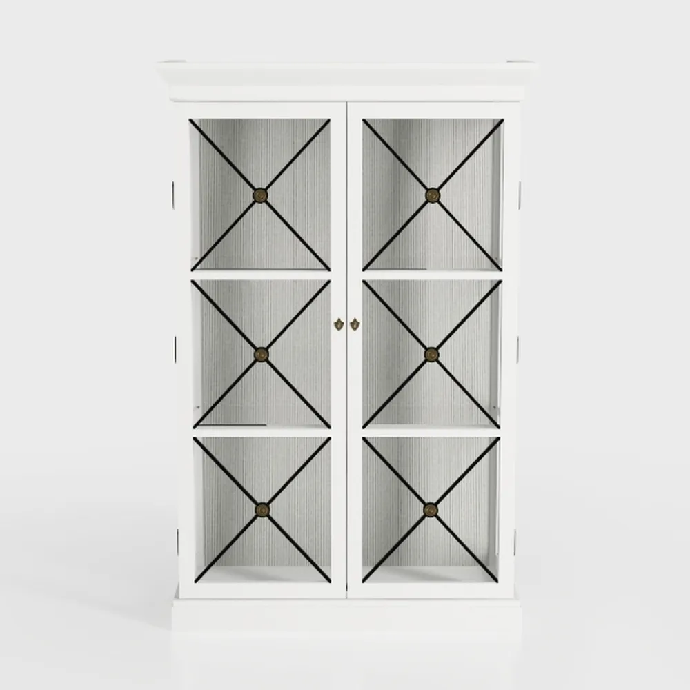 72" Tall Farmhouse Pantry Storage Cabinet with