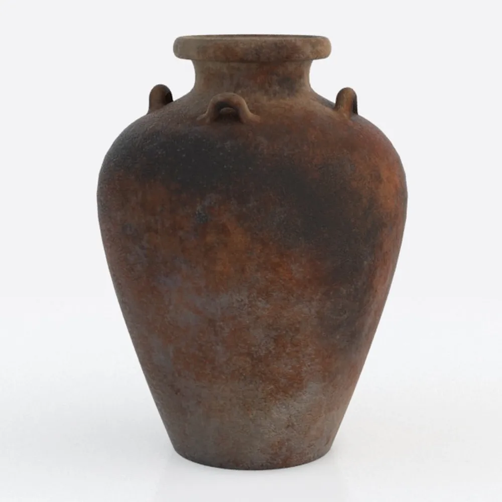 Farmhouse Vase for Home Decor, Terracotta Vase