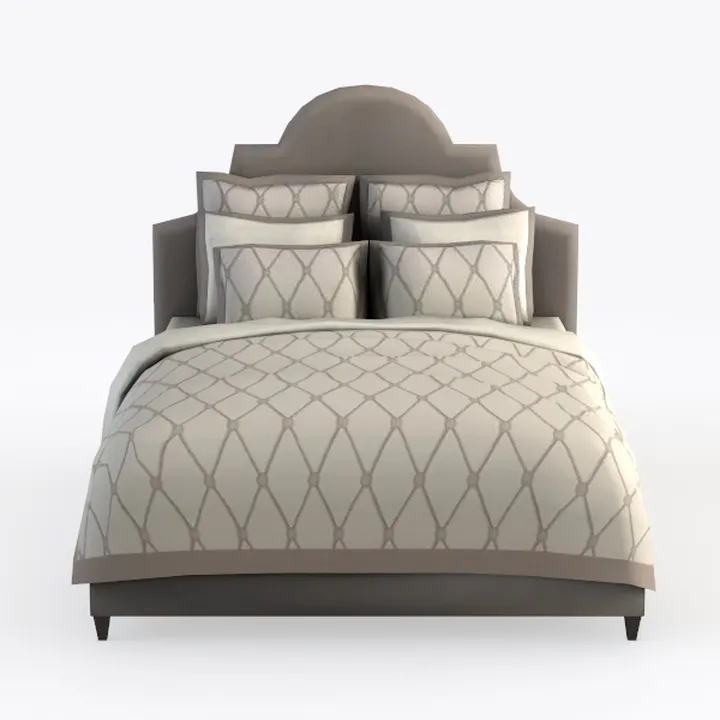 BOWERY HILL Mid-Century Fabric Full Platform Bed i