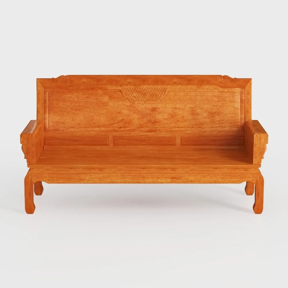 Modern Linen 3 seat Sofa with Wooden Legs,80