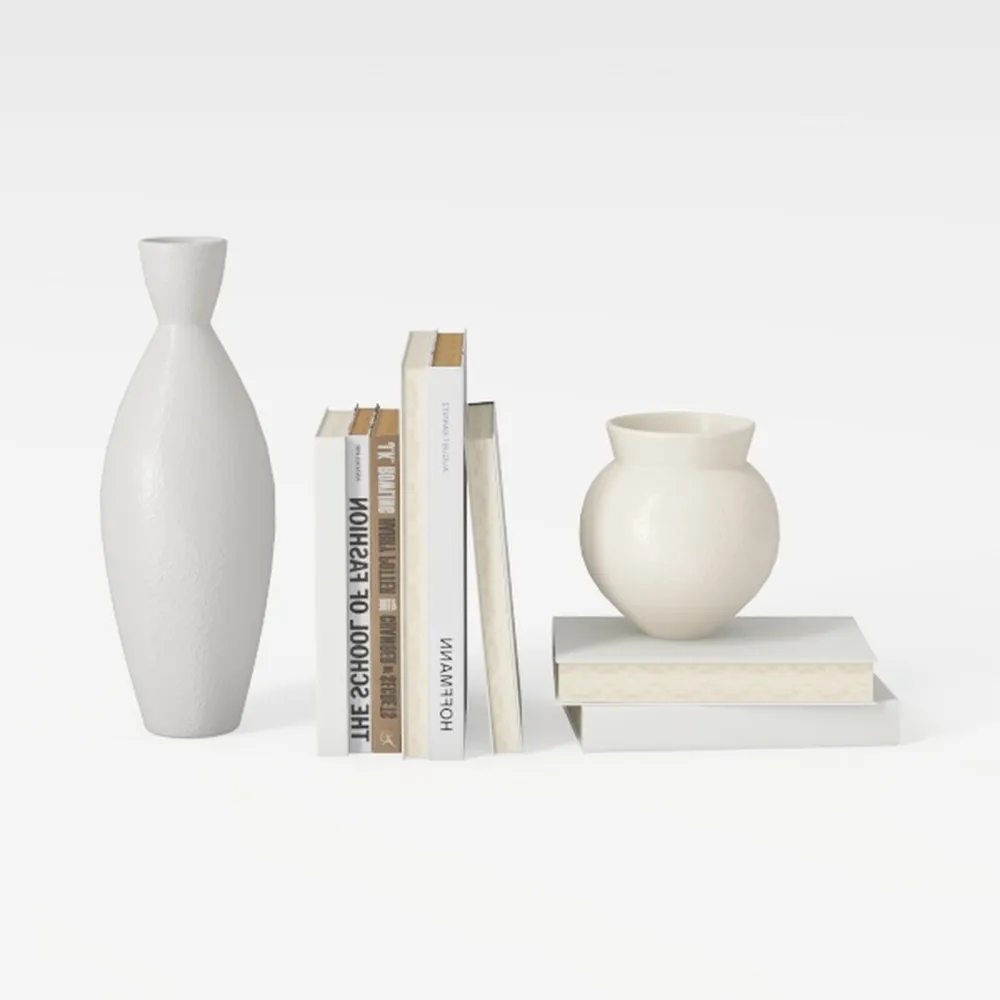 ZICOTO Beautiful Decorative Books-Warm Beige