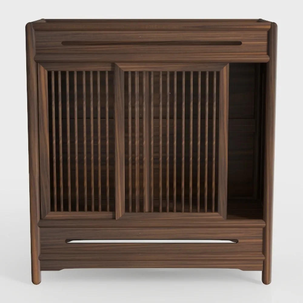 Shoe Cabinet, Shoe Storage Cabinet with Louvered