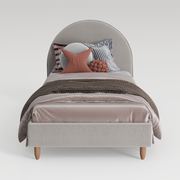 Meridian Furniture MiloCream-T Milo Collection Mod