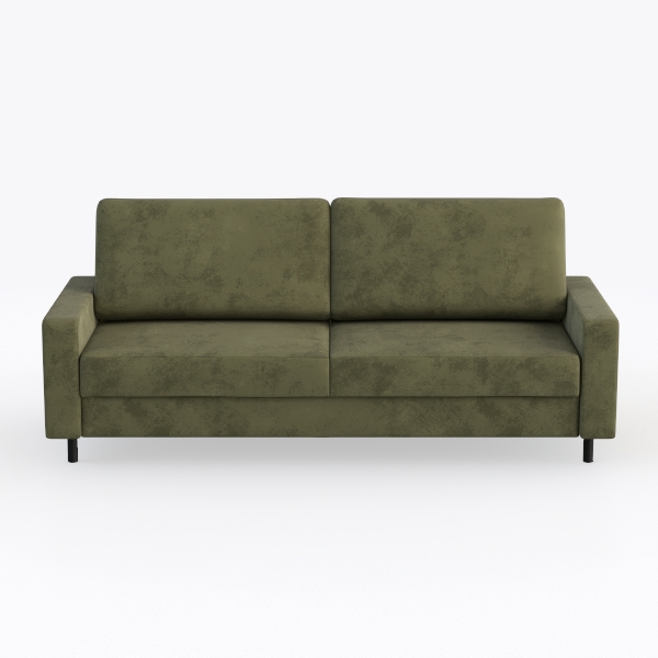 Modern 2 Seat Sofa with 2 Pillows,66&quot; Minimalist