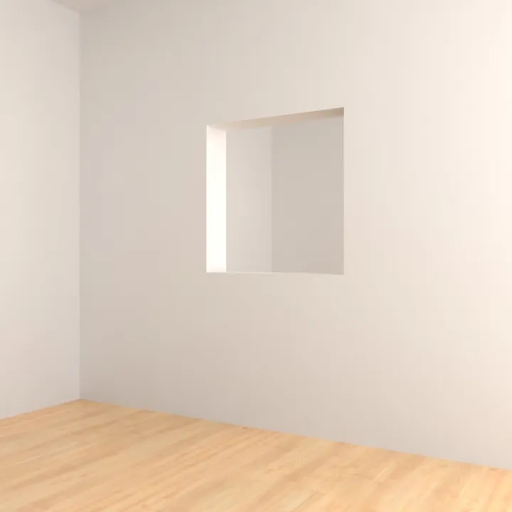 Square Wall Opening - 1x1m
