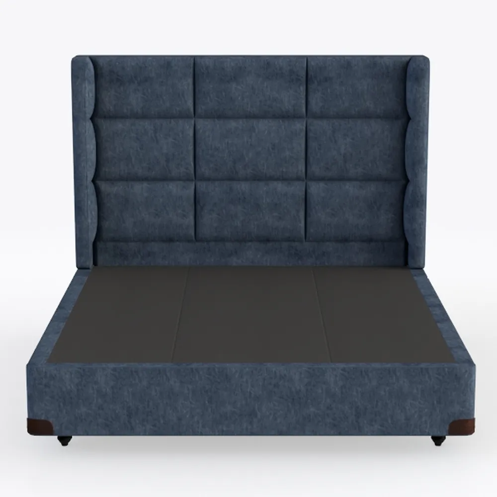 Queen Bed Frame Upholstered Platform with Adjustab