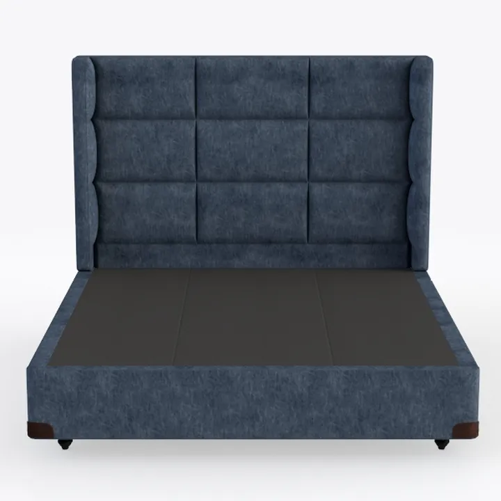 Queen Bed Frame Upholstered Platform with Adjustab