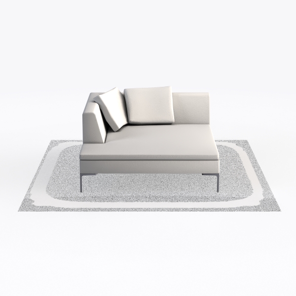 Woclrazzy 106&quot; Modular Sectional Sofa, L-Shape Cou