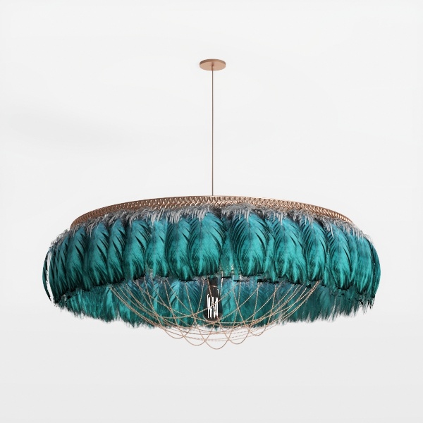 ceiling lamp-Turquoise